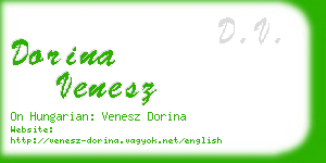 dorina venesz business card